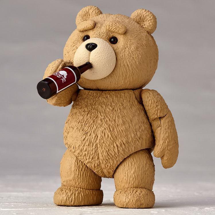 Ted2 Figure Bjd Ted Teddy Bear Action Figure AMAZING YAMAGUCHI Revoltech No.006 Teddy Brick Figure Gk Movie Model Doll Toy Gift