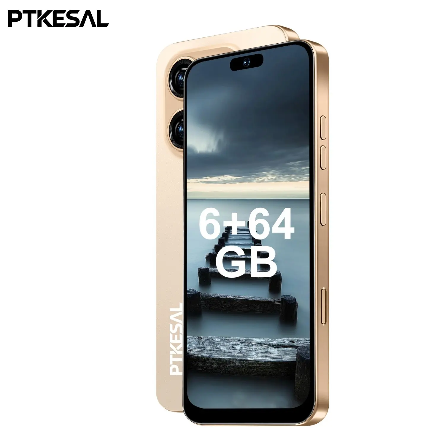 PTKESAL-16 Pro Max 8-core MTK6750 4GB+64GB 6.93-inch high-definition screen 4100mAh large battery 500+13 million dual cameras Android 10.0 4G network Bluetooth WiFi dual card dual standby true fingerprint unlock lightweight and portable