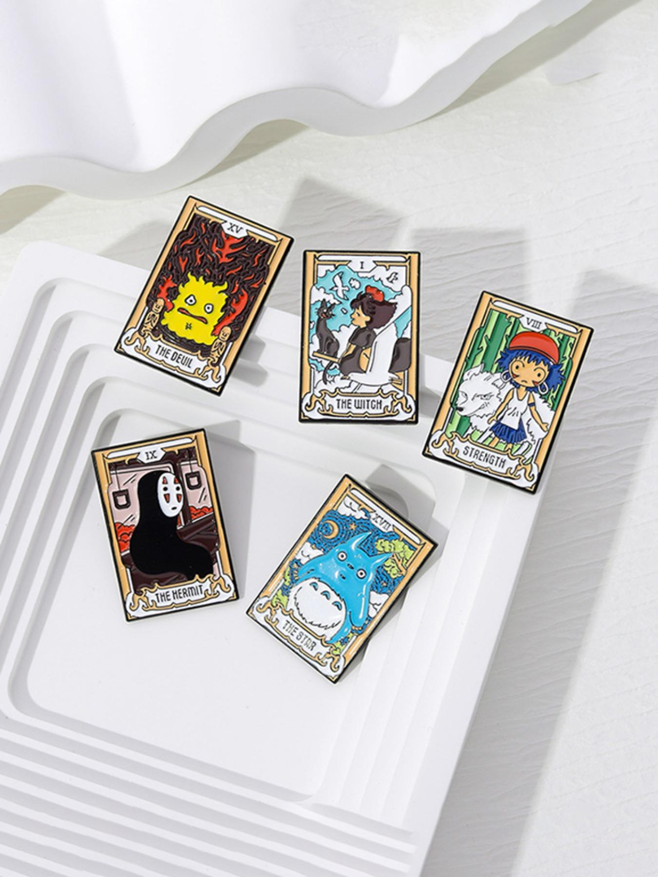 8 Piece Set Cartoon Anime Peripheral Enamel Pins Decor Pins Durable Metal Pins Classic Animation Character Alloy Brooches Lapel Backpack Badge Fashion Jewelry Accessories Gifts for Friends