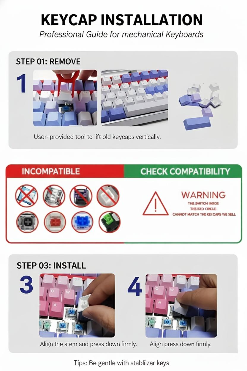 Cute Cat Paw Keycap Gift, Personalized Single Keycap, Creative Custom Mechanical Keyboard, Girl's Unique Gift Idea