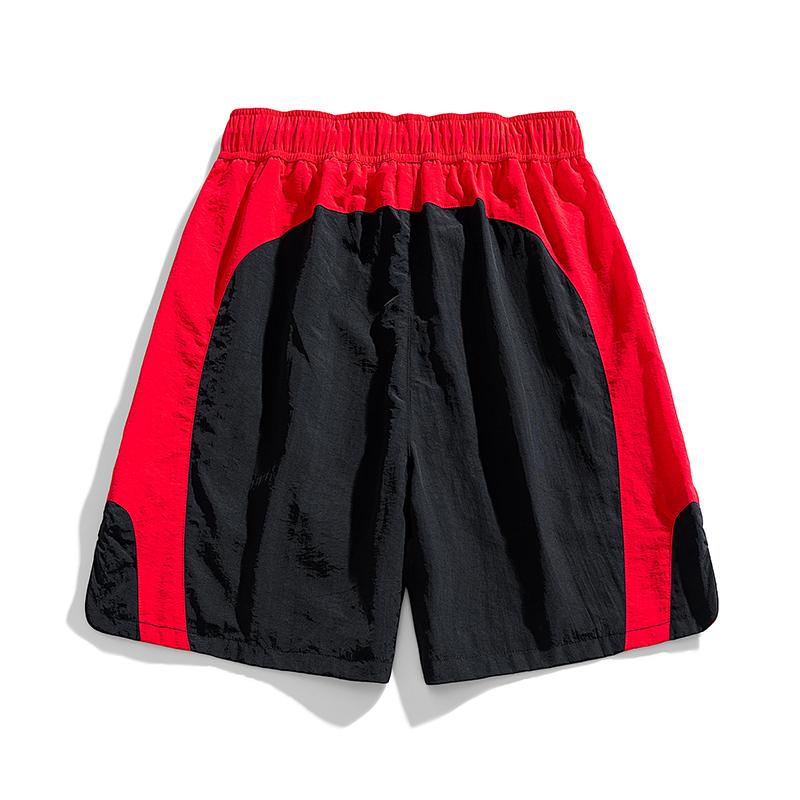 2026 Summer New Men's Quick-Dry Shorts, Ice-Cool Sports Outdoor Beach Shorts, Quick-Dry Shorts with Contrasting Color Waist and Side Curved Line Splicing, Versatile Outdoor Fitness Beach Shorts #   SummerWins