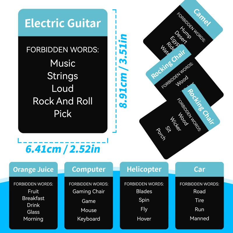 New 50-card adjective board game toy card party gathering multiplayer interactive card toy for couple adults