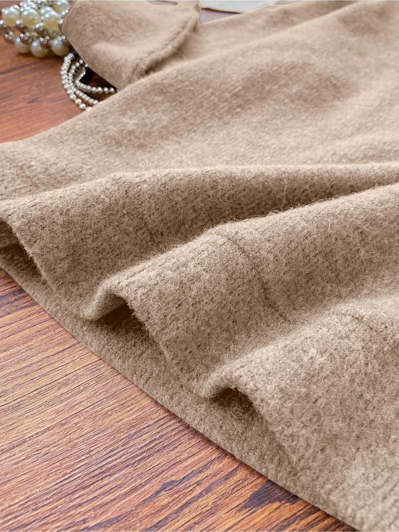 [Autumn and Winter] Women's casual and fashionable crew neck faux sweater tops, women's Halloween crew neck faux sweater tops, Christmas pink Christmas tree print comfortable crew neck faux sweater tops, Christmas gifts