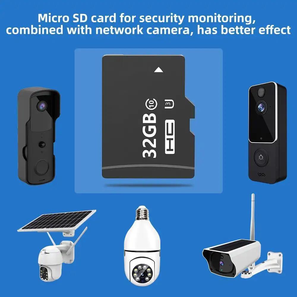 32GB Class 10 Micro SD Card High Speed TF Memory Card 85MB/s, Waterproof Storage for Security Camera, Dash Cam, Smartphone, Drone & Tablet