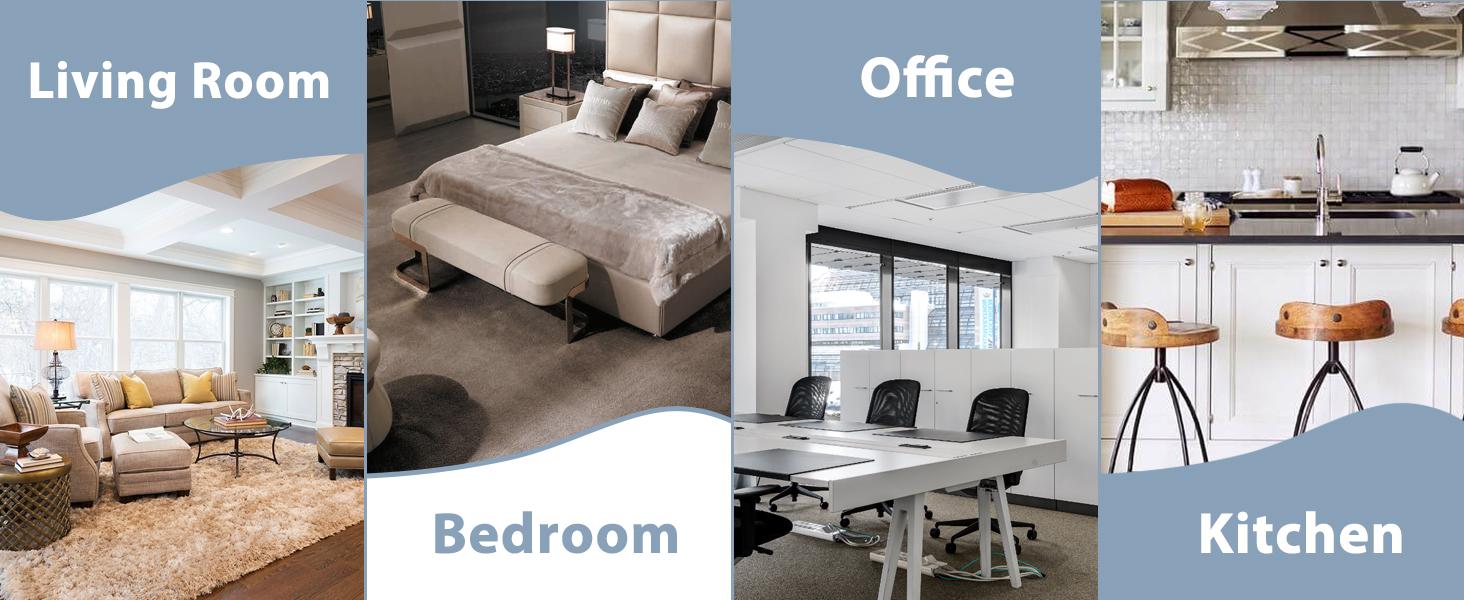 【NOT AC】Antarctic Star 36 Inch Tower Fan - Portable Electric Oscillating Fan with Remote Control, Quiet Operation, 3 Speed Settings & 12H Timer, Bladeless Standing Floor Fan for Bedroom & Office[No Cooling] [No Temperature Adjustment]