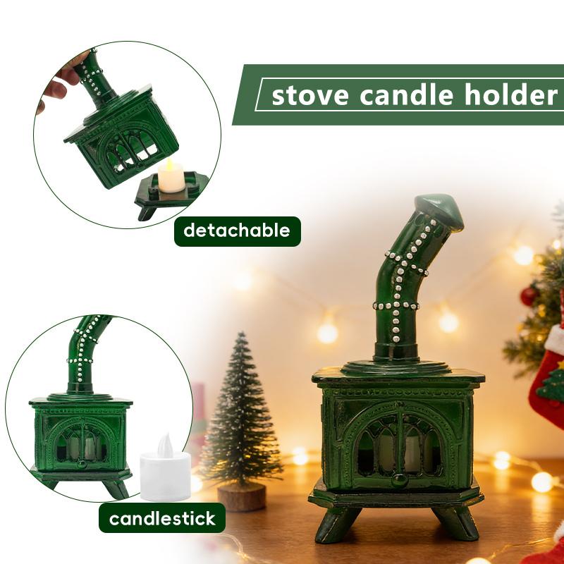 Kids' Favorite Decorative Items, Beautiful Home Ornaments, Small Fireplace and Cat Oil Lamp Wreath Magnets, Christmas Atmosphere Miniature Decorations