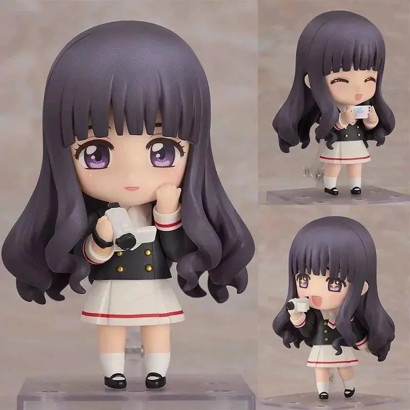 Anime Cardcaptor Sakura Omoyo Daidouji Figure Tomoe Junior High School Uniform Q-Version Doll Model Desktop Ornament Collectible Popular toys 2026 Hot selling toys