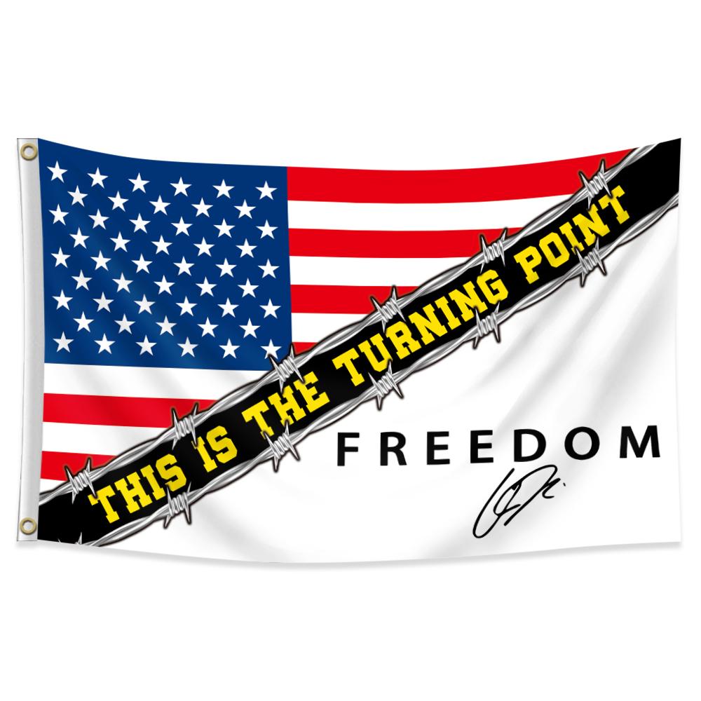 American Patchwork Freedom Flag, Freedom Theme, Perfect Decorative Flag for Outdoor, Balcony, Yard, Indoor, Dormitory, Ideal for Those Who Love Freedom