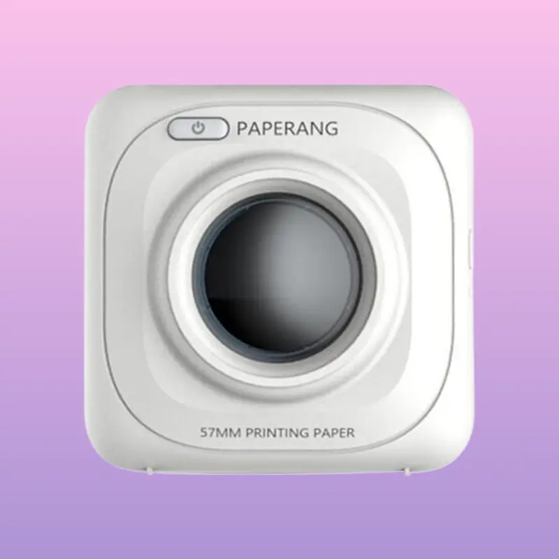 Portable Pocket Wireless Thermal Printer Rechargeable Mini Bluetooth Device Connects With Smartphones For Instant Photos Notes Labels