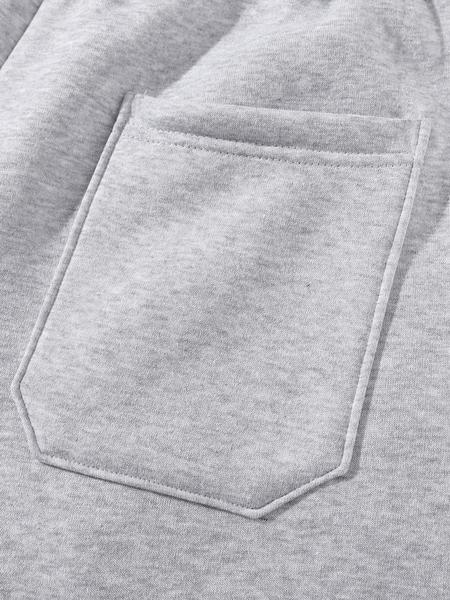 Men's Casual Wide Leg Shorts, Elastic Drawstring Waist, Soft Comfortable Fabric, Perfect for Daily Wear & Sports Activities, Drawstring Active Shorts