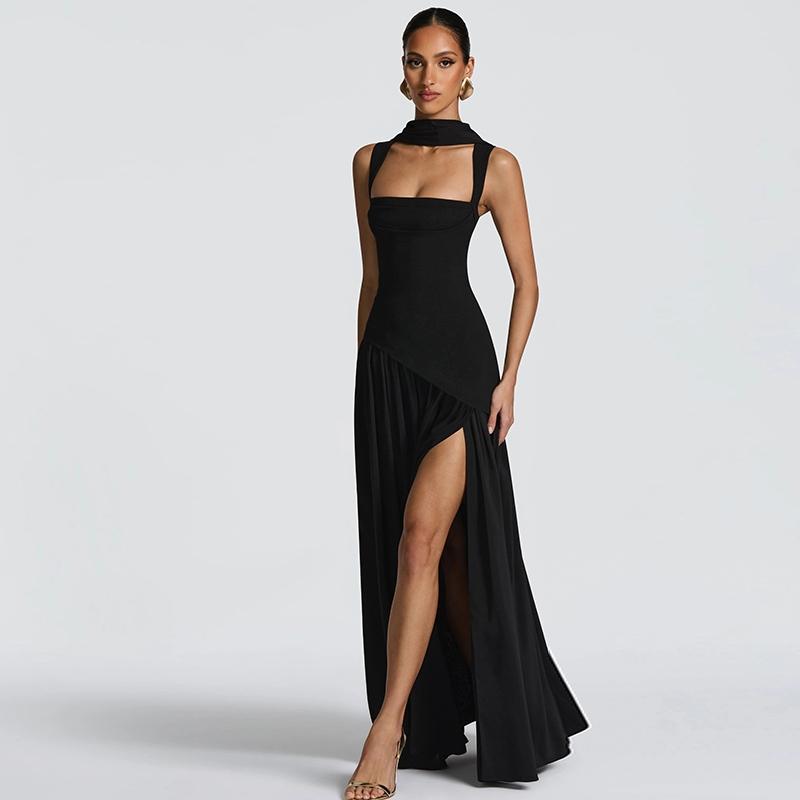 Women Summer Sexy Halter Party Club Evening Birthday Bodycon Long Dress