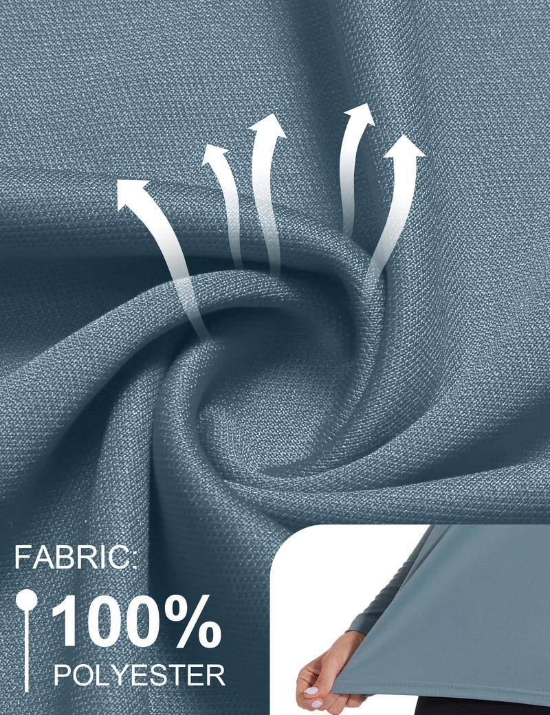 5 Pack Women Long Sleeve Shirts Running  Casual Tops  Workout Hiking T Shirts for Quick-Dry  Athletic shirts women