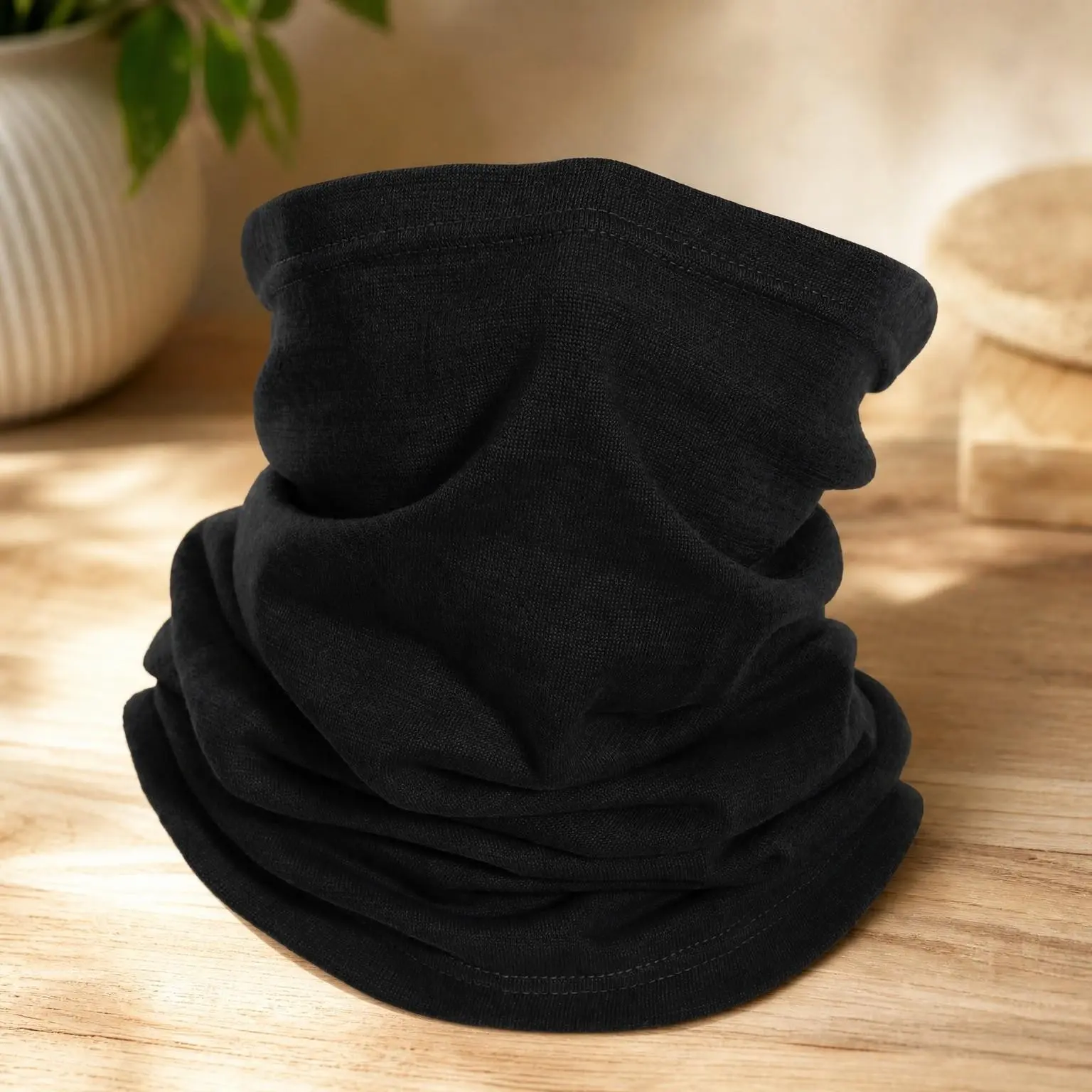 100% Merino Wool Neck Gaiter for Men & Women - Winter Ski Face Mask Scarf, 225gsm, All Season, Breathable, Lightweight, Moisture Wicking, Odor Control, Quick Dry, Ideal for Running Fishing Hiking CyclingGift