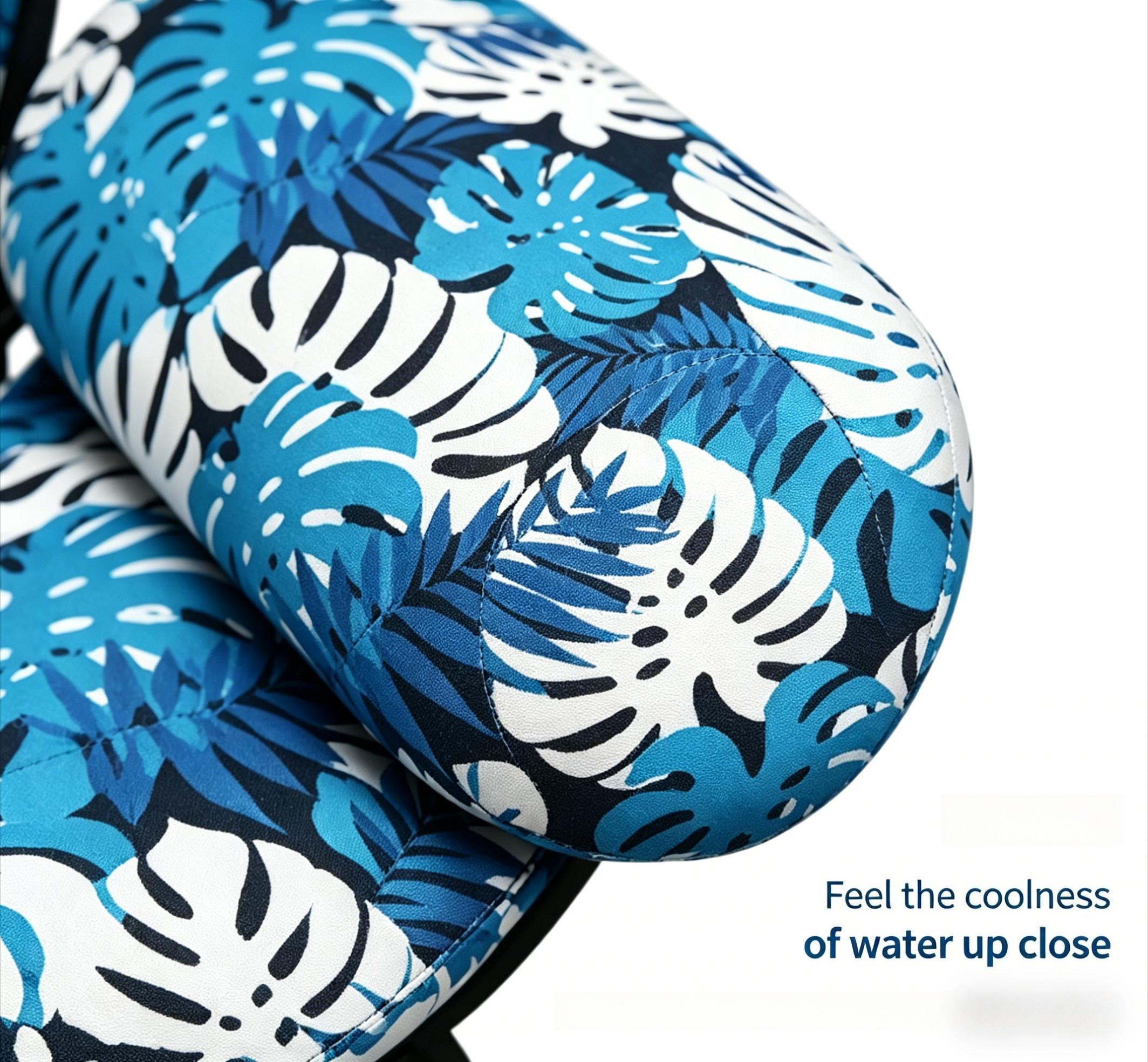 Thickened Inflatable Pool Float Set (Adults Only) – Powder and blue two-tone thickened inflatable lounge chair and pool floats, suitable for pool, lake, beach, and patio parties. Summer vibes