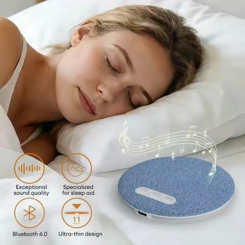 2026 Ultra-Thin Pillow Bluetooth-compatible Speaker, Silent Sleep Aid, Wireless Portable Rechargeable, Noise Therapy, for Adults and Babies
