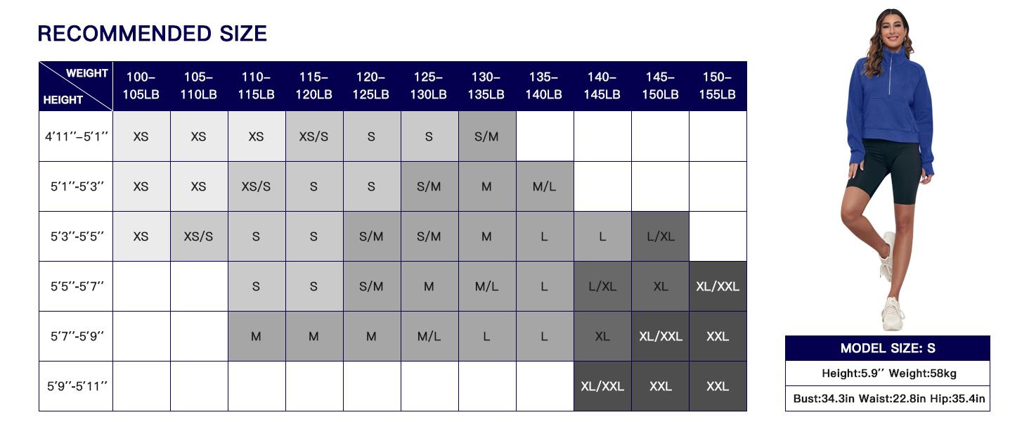 Fisoew Womens Sweatshirts Half Zipper Crop Pullover Funnel Neck Fleece Lined Zip Up Long Sleeve Tops Thumb Hole