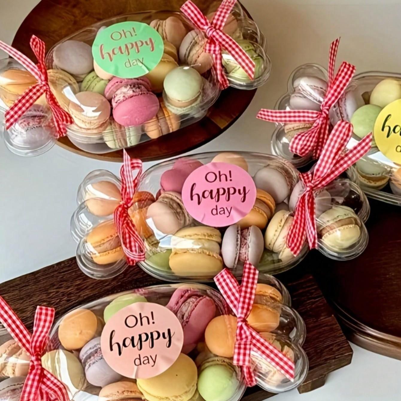 Candy Shape Cake Box with Lid, Transparent Style, Ideal for Birthday, Fruit Salad, Tiramisu, Party, Christmas, Wedding Decor