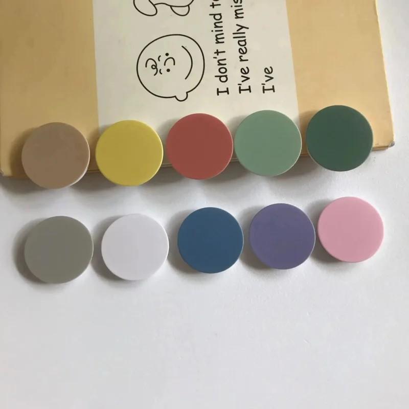 Solid Color Design Soft Silicone Mobile Phone Grip Holder, Collapsible & Expandable Phone Grip Stand, Phone Accessories for Smartphones