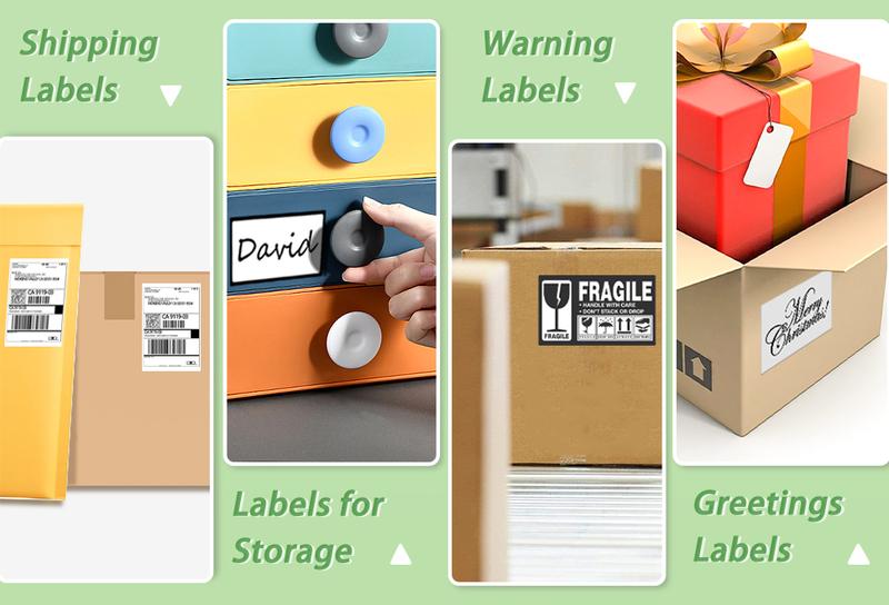 3''x5'' Thermal ShippIng Label for Jadens printer 3 Inch Printing Sticker Paper Waterproof BPA-Free 500 Sheets