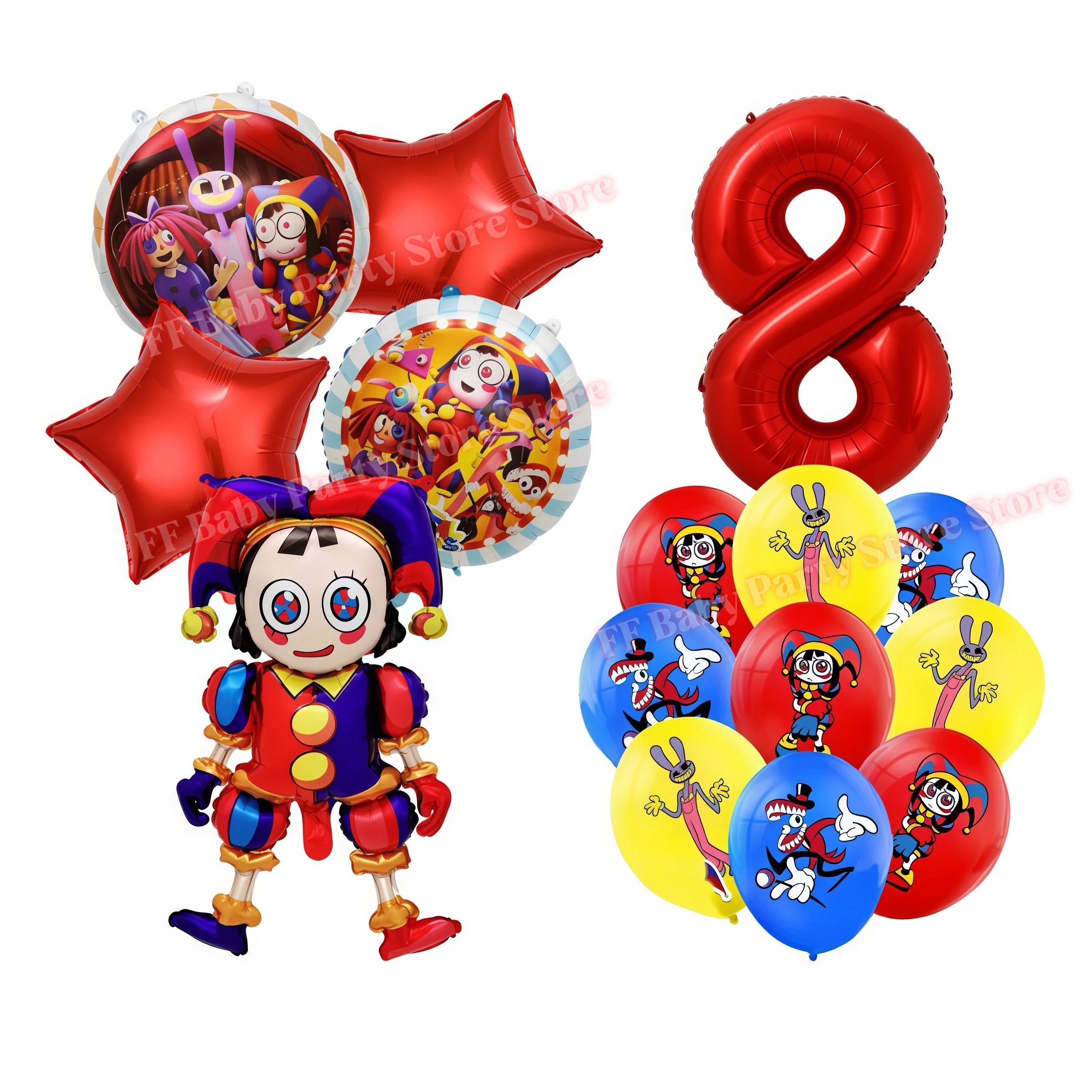 Amazing Tableware Birthday Party Decoration Digitaled Circus Balloon Plate Cup Banner Kids Favor Gift Baby Shower Party Supplies