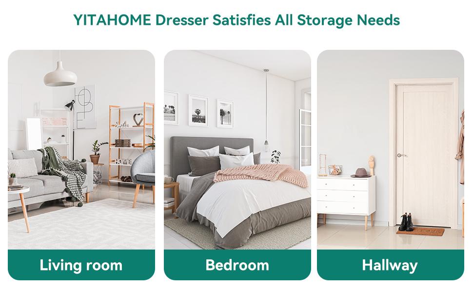 Yitahome Dresser for Bedroom with 5 Drawers, TV Stand Fabric Dresser, Organizer Unit Storage Tower for Bedroom,Living Room,Closets,Girls,Storage Shelf Yitahome Dresser for Bedroom with 5 Drawers, TV Stand Fabric Dresser, Organizer Unit Storage Tower for Bedroom,Living Room,Closets,Girls,Storage Shelf