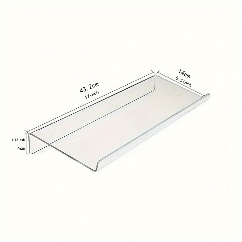 1-piece inclined PC keyboard stand made of high-toughness organic material, shatterproof and durable. The ergonomic tilted design ensures comfortable use, suitable for offices, homes and schools for easy height adjustment and storage.