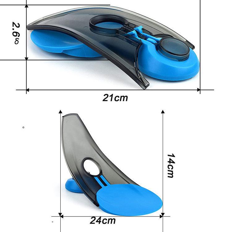 Golf Compact Foldable Putting Trainer - ABS+TPR Training Aid, Portable Size for Indoor & Outdoor Swing Practice, Training Aid Only