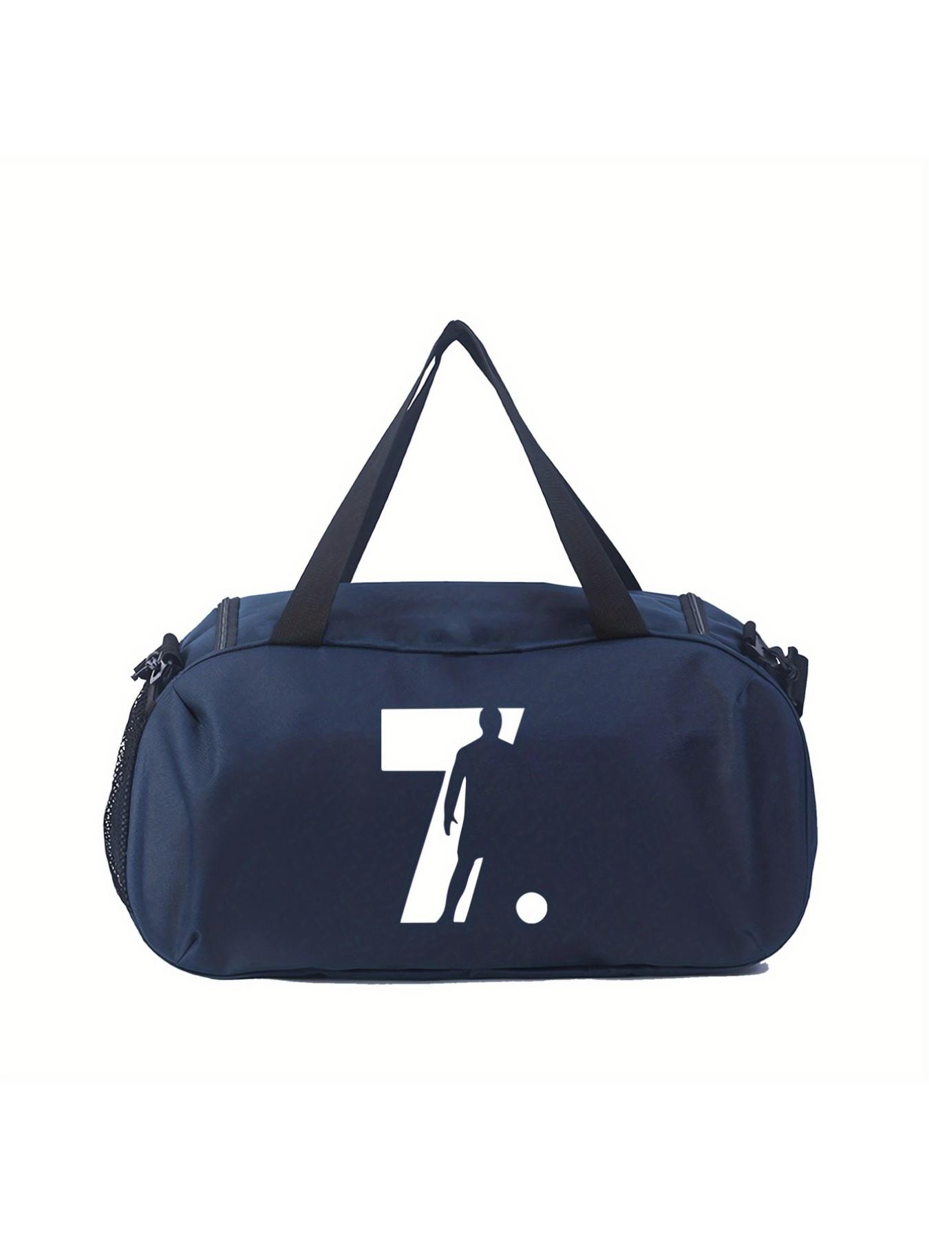 Shark Theme Sports Travel Bag, Large Capacity Lightweight Gym Bag, Adjustable Strap, Ideal for Yoga, Fitness, Commute, Campus, Outdoor Activities