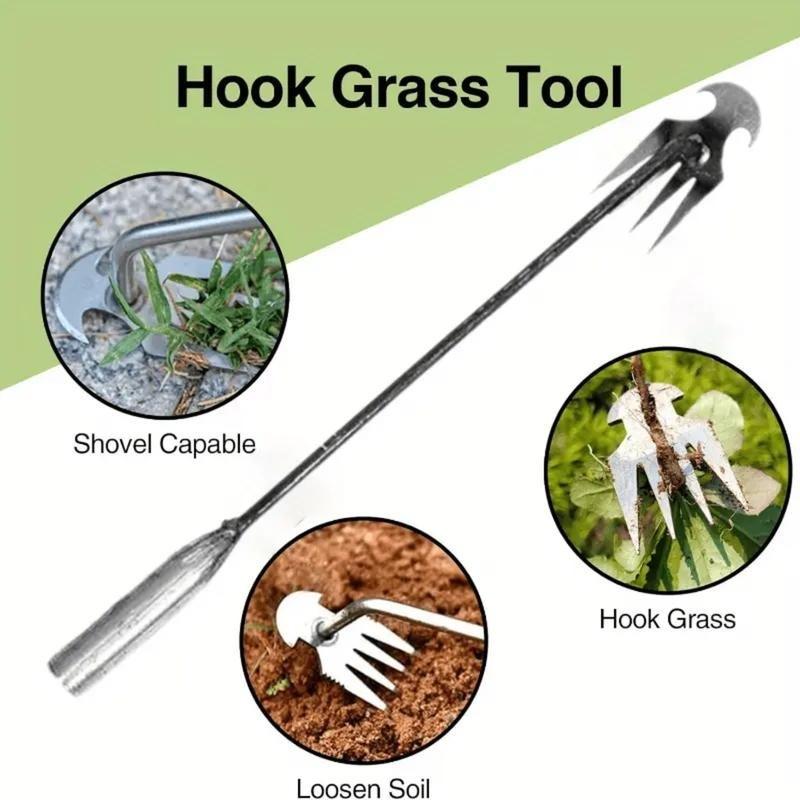 Weed Removal Tool, Deep Root Hoe, Loosening Soil, Gardening Tool, Multi-Functional Weed Puller, Vegetable Planting, Durable Garden Upgrade, Garden Supplies