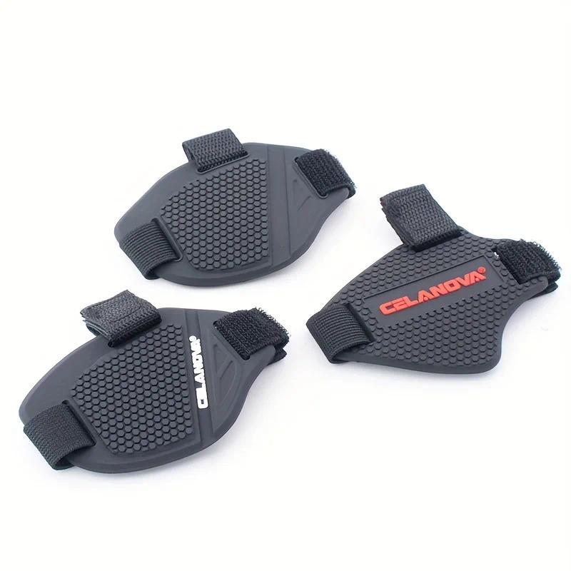 Adjustable Non-slip Rubber Motorcycle Shoe Shifter Pad, Wear-resistant Boot Protector Cover, Anti-slip Moto Riding Gear Protective Accessory for Outdoor Motorcycle Driving