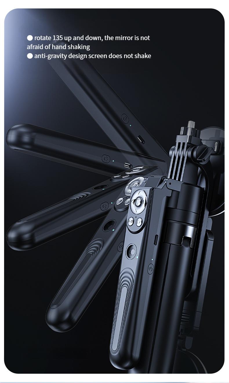 Auto Face Tracking Tripod for iPhone with 2 Fill Lights,360 Rotation Selfie Stick,70" Phone Stand with Rechargeable Remote Control for TikTok Vlog Video Recording,Tripod for GoPro/Camera/Ring Light