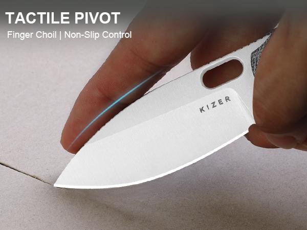 Kizer Seagull 14C28N Micarta V3770A1 automatic knife Blade edc  men