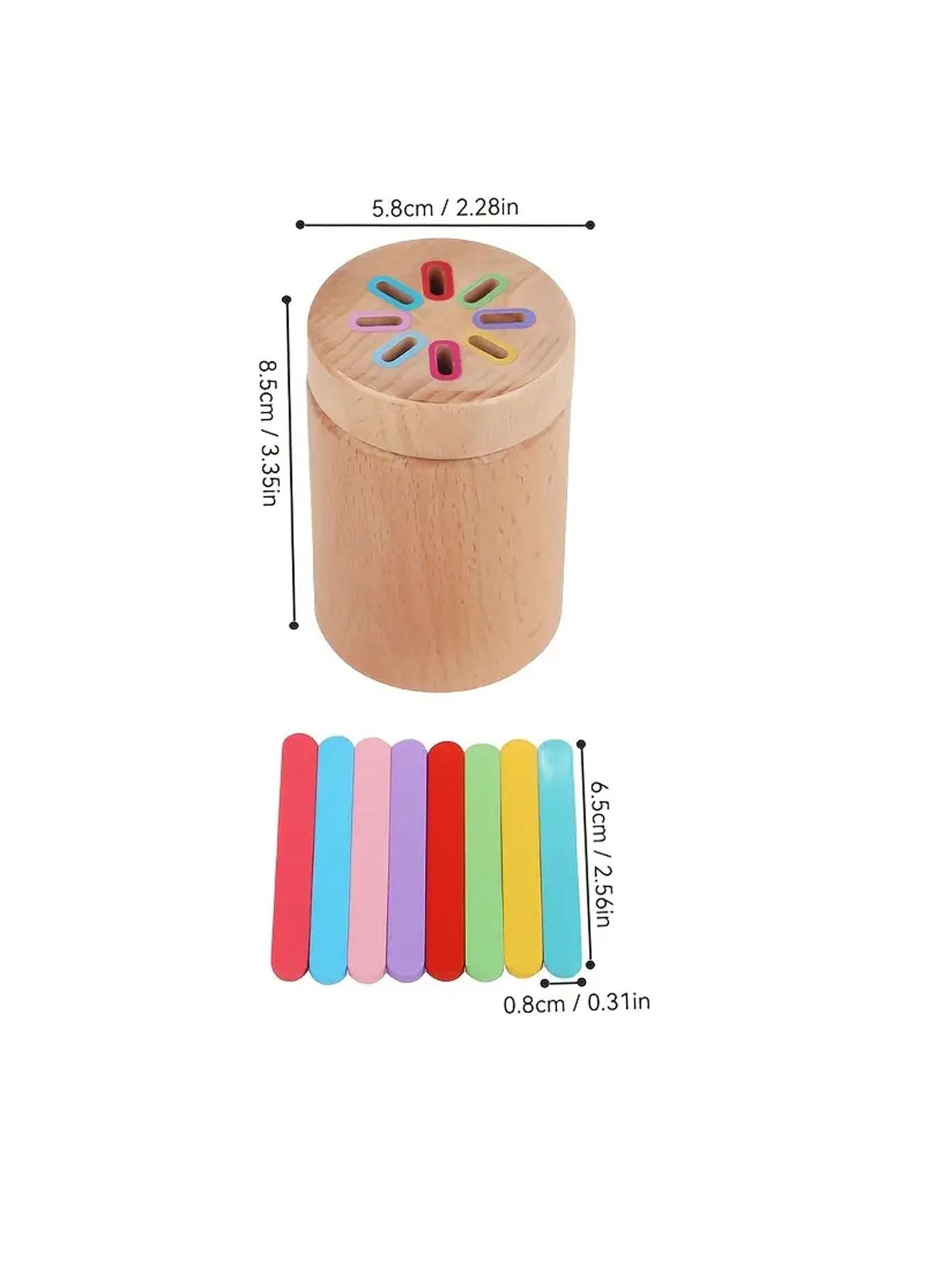 Kindergarten Toy Color Recognition Match Counting Rods, Children Education Learning Tool, Fun Interactive Game Device, Math Learning Tools