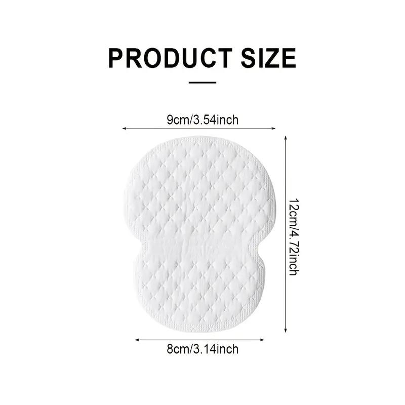 100pcs Underarm Sweat Pads, Disposable Unisex, Breathable Invisible Design, Comfortable Non-Irritating, Three-Layer Technology