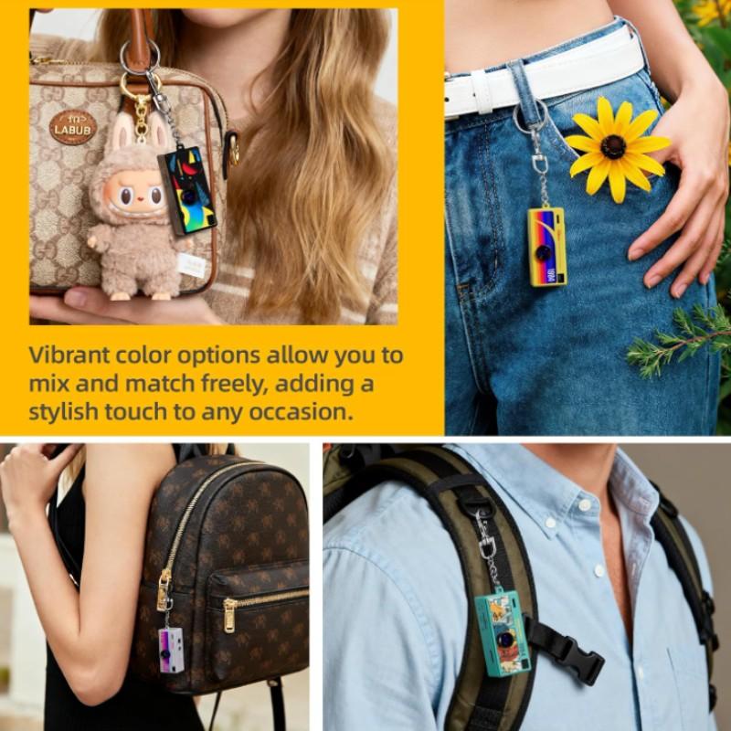 G6 Ultra-Compact Keychain Digital Camera: Retro Style, HD 1080p, Includes 8GB Memory Card—A Must-Have for Travel and Vlogging