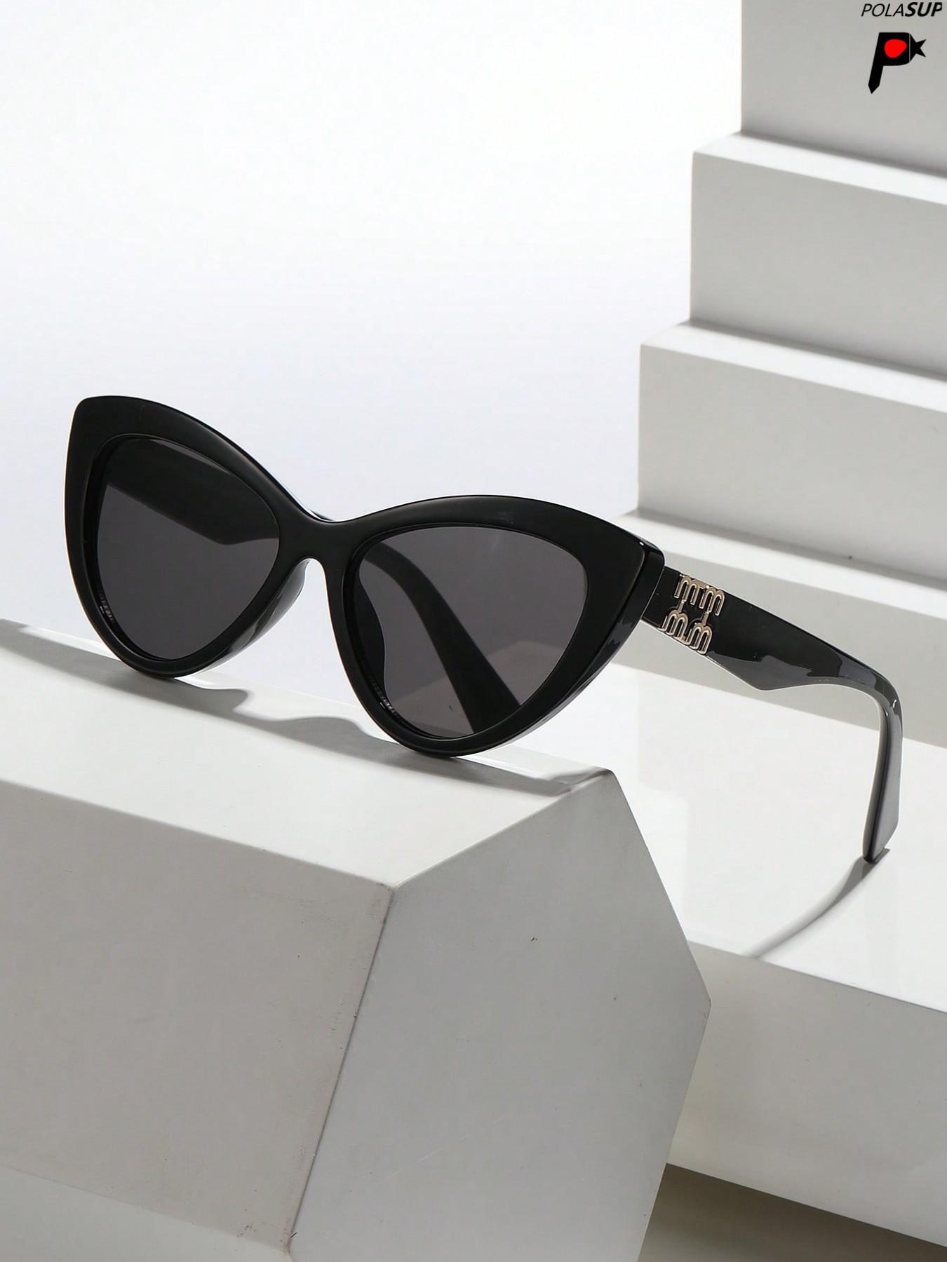 Women's Cat Eye Sunglasses, PC Material, Anti-Wind & Sand, Sporty Style, UV Protection, All Seasons, Elegant and Trendy Design