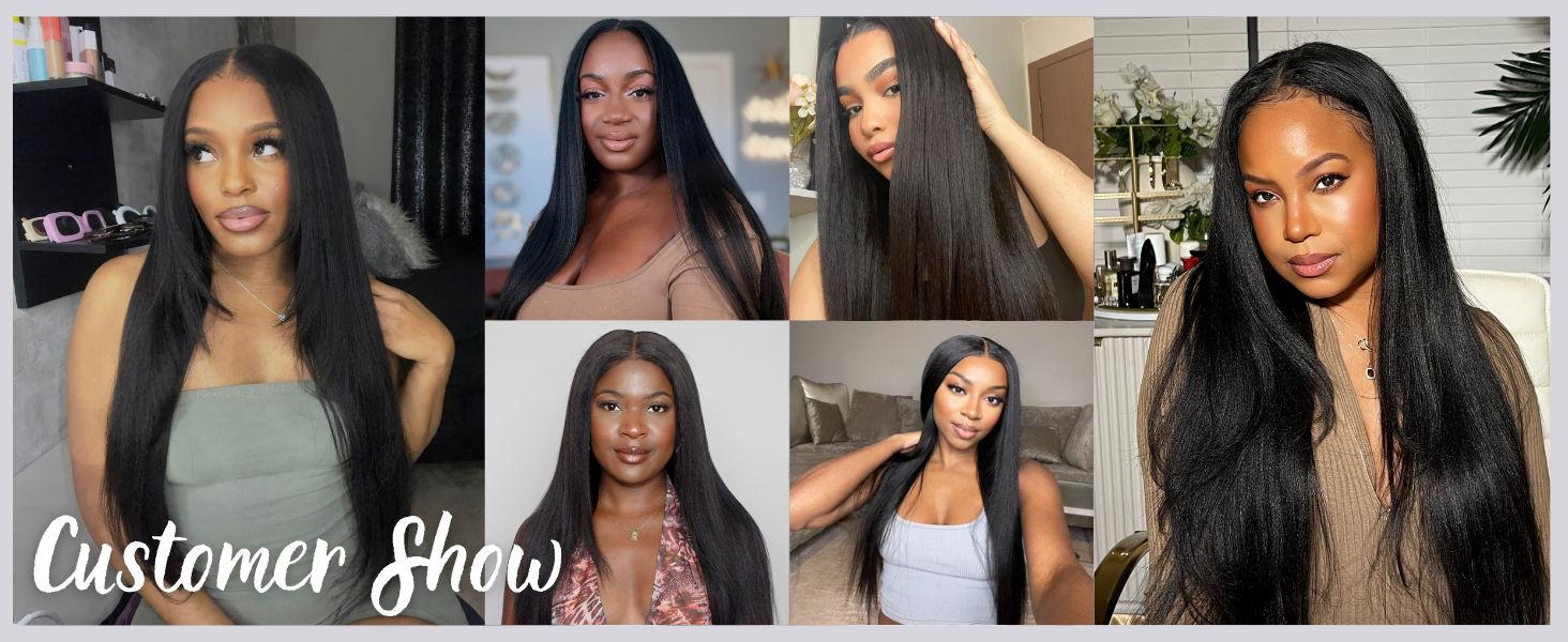 Tahikie V Part Curly Wig Straight Wig FB30 Highlight Wig Real Brazilian Human Hair Upgrade U Part Wig NO Leave Out Real Scalp Beginner Friendly 180% Density Glueless Wigs No Sew In NO Glue For Women #TikTokShopHolidayHau