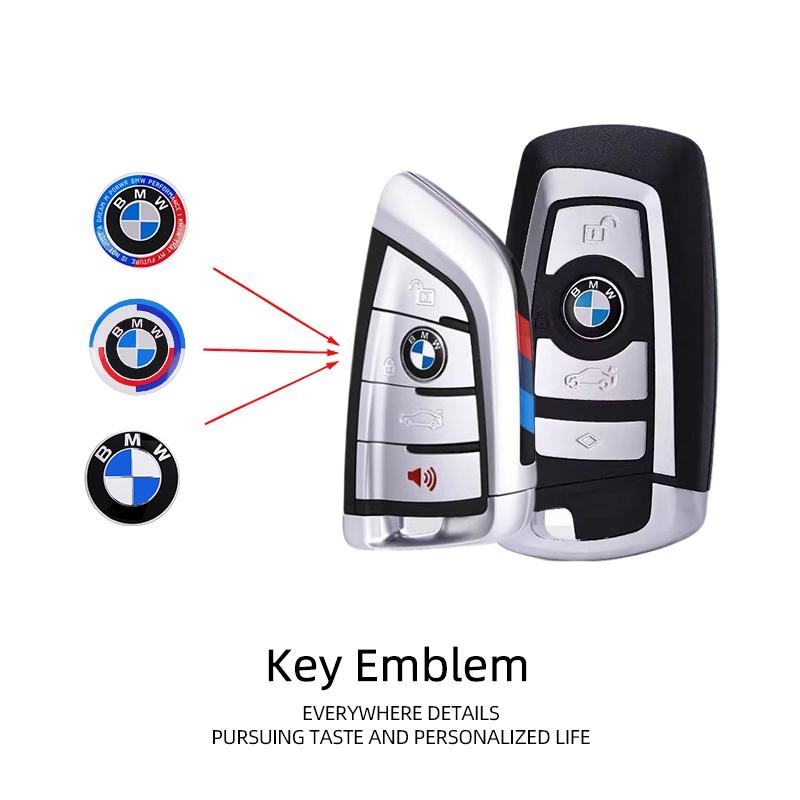 Car Stickers BMW Dedicated Key Shell Emblem Paster For BMW E46 E90 E60 F30 F10 E39 E36 F20 G20 G30 E92 E87 E91 X5 E70 F11 E30 F31 X3 F25 E61 E83 X1 E53 E87 F40 F32 E70 F36