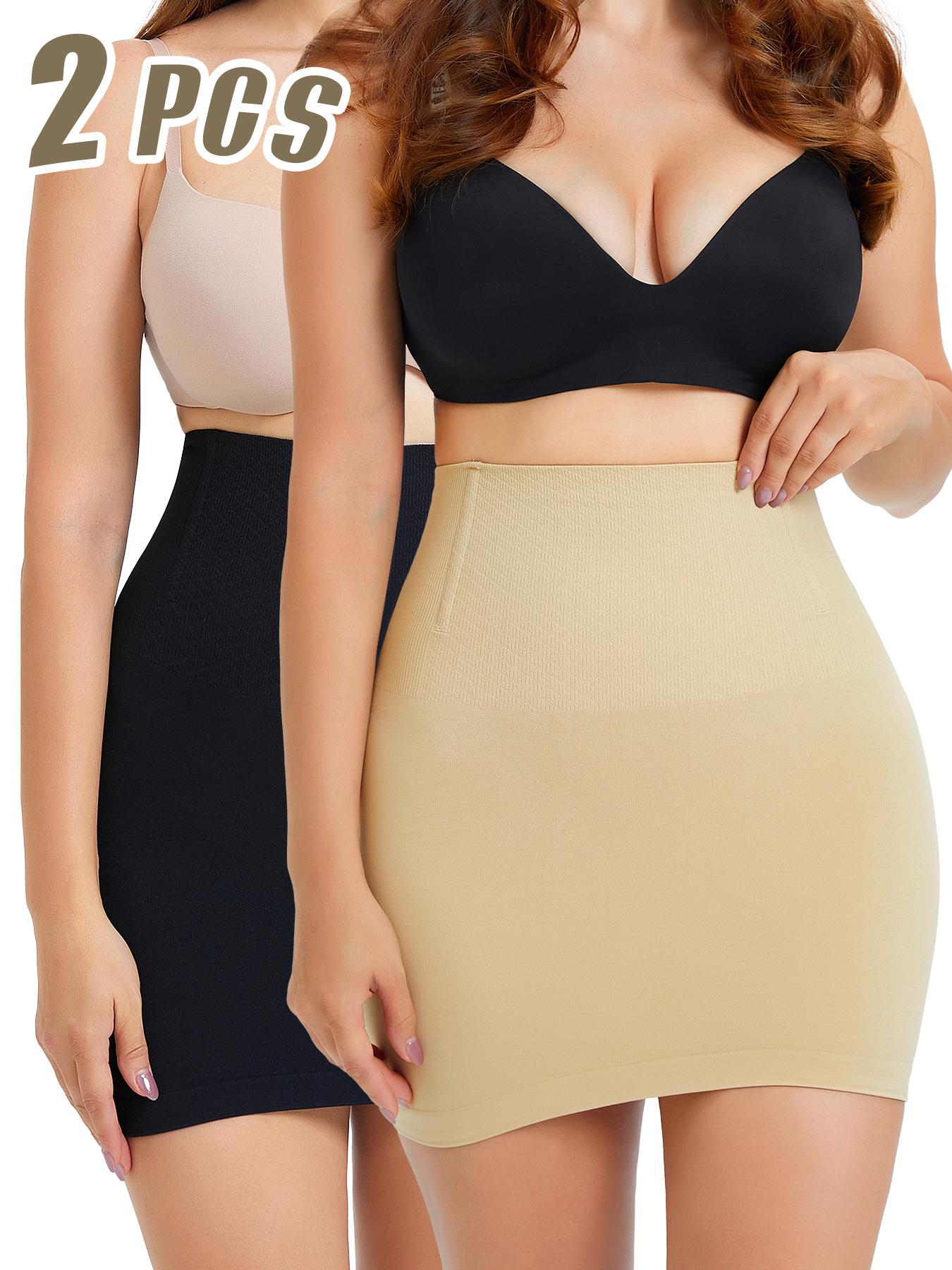 Women's Seamless Waist-Centric Bodycon Skirt, Underwear, High Elastic Comfort, Dual-Layered Compression, Anti-Slip Design, All-Season Wear