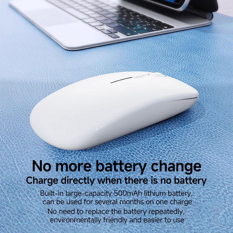 Wireless Mouse, Silent Gaming Office Portable Mouse, Compatible with Laptop/desktop/tablet, Durable for Home and Work, No Battery Included