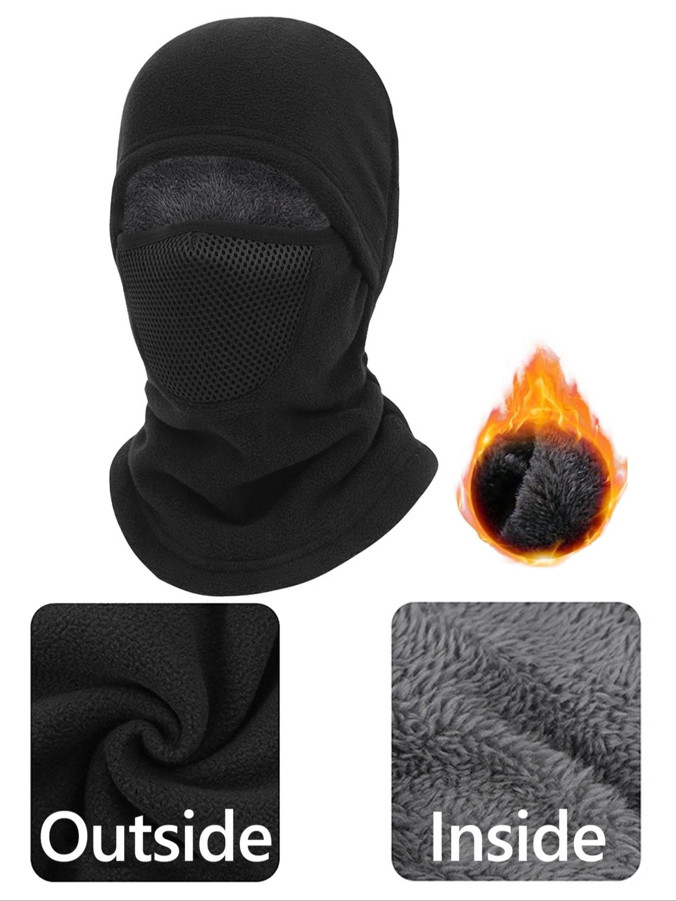 2Pcs-Winter Outdoor Riding Warm Headset, Windproof Fleece Hat, Unisex ...