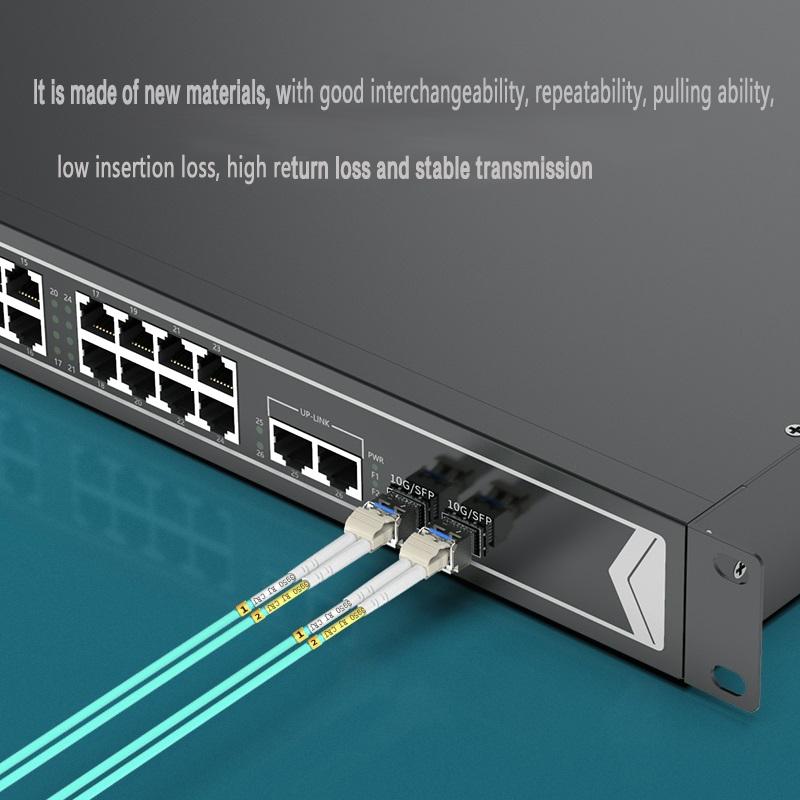 10G OM3 LC/UPC-LC/UPC Multimode Duplex 2.0mm Fiber Patch Cable LC Fiber Optic Patch Cord Optical Fiber Cable