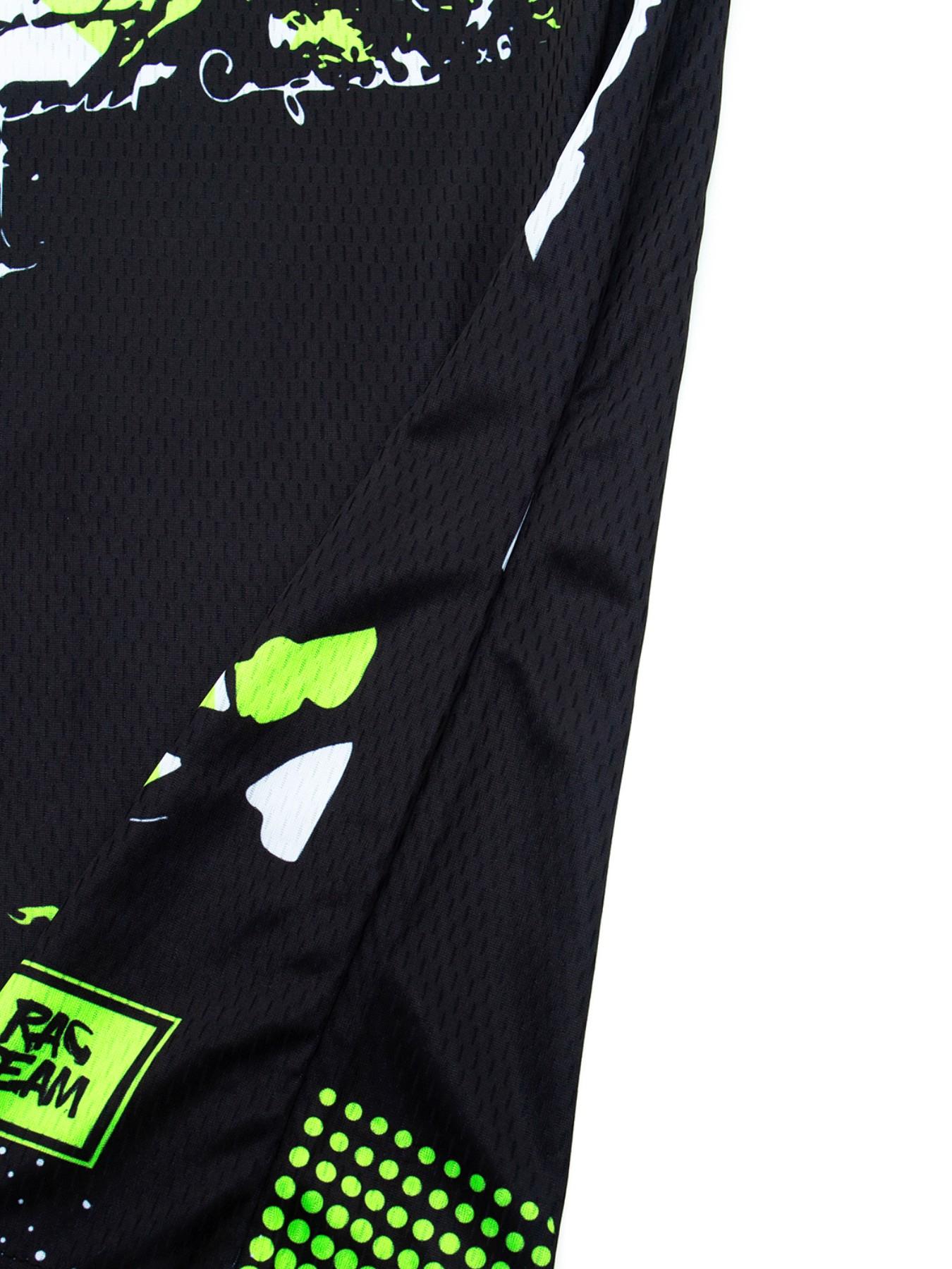 Road sports summer outdoor downhill mountain bike long-sleeved moisture wicking TOP uniform men's cycling shirt