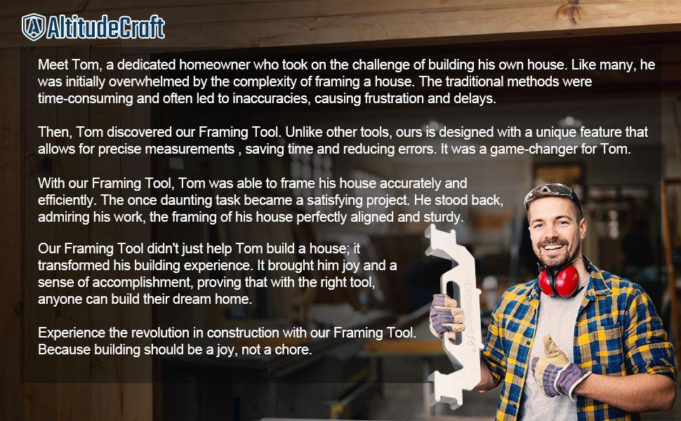 AltitudeCraft Precision Framing 16" Stud Spacer – Professional-Grade Aluminum Jig for Accuracy, Efficiency, and Precision in Carpentry & Construction Projects AltitudeCraft Precision Framing 16" Stud Spacer – Professional-Grade Aluminum Jig for Accuracy, Efficiency, and Precision in Carpentry & Construction Projects