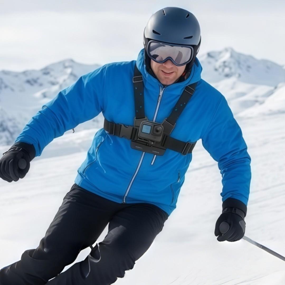 10pc/set Ultimate Sports Camera Kit, Universal Phone Mount Bracket for Mobile and Action Cameras, Durable Abs Structure, Outdoor Gear Accessories