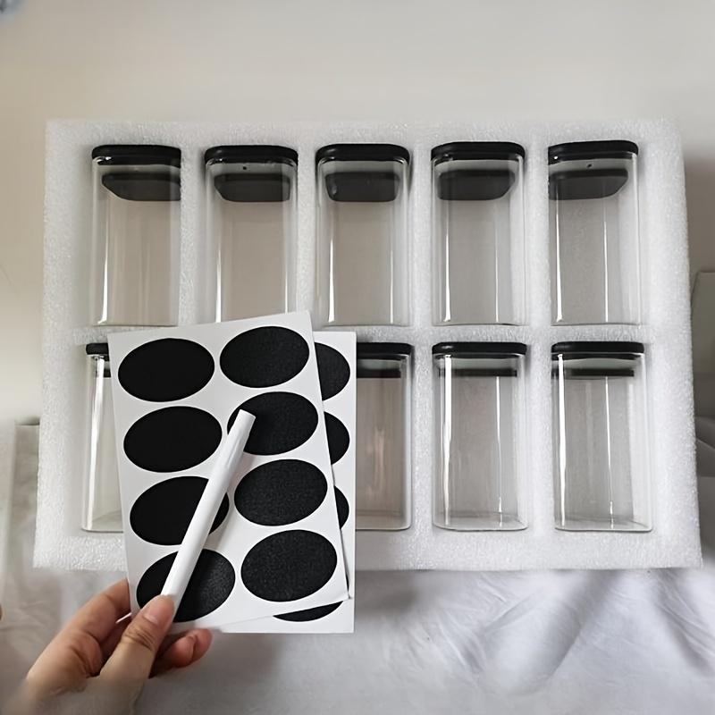 10 glass storage tanks, spice tanks, storage containers and display bottles made of high borosilicate materials. The complete packaging of pearl cotton ensures the transportation safety.