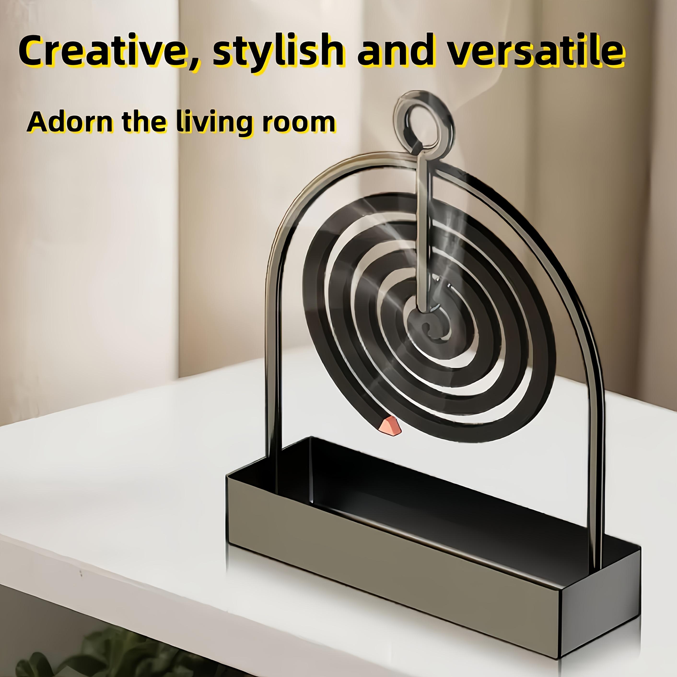 One Mosquito Coil Holder, Made of Metal, Suitable for Hanging Mosquito Coils or Sandalwood Incense, Suitable for Decorating Living Rooms/bedrooms and Outdoor Camping