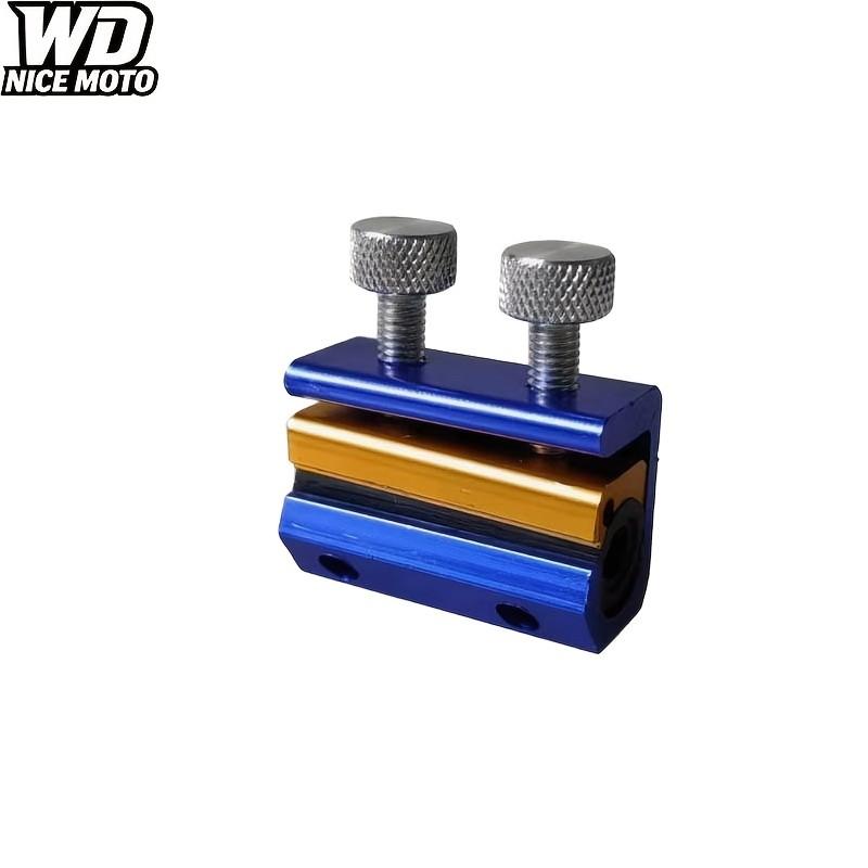 WD Nice Moto Motorcycle Double Head Oil Clip, Throttle Clutch Brake Tool, Lube Tool, Aluminum Alloy, Scooter Bike Atv Motocross Parts