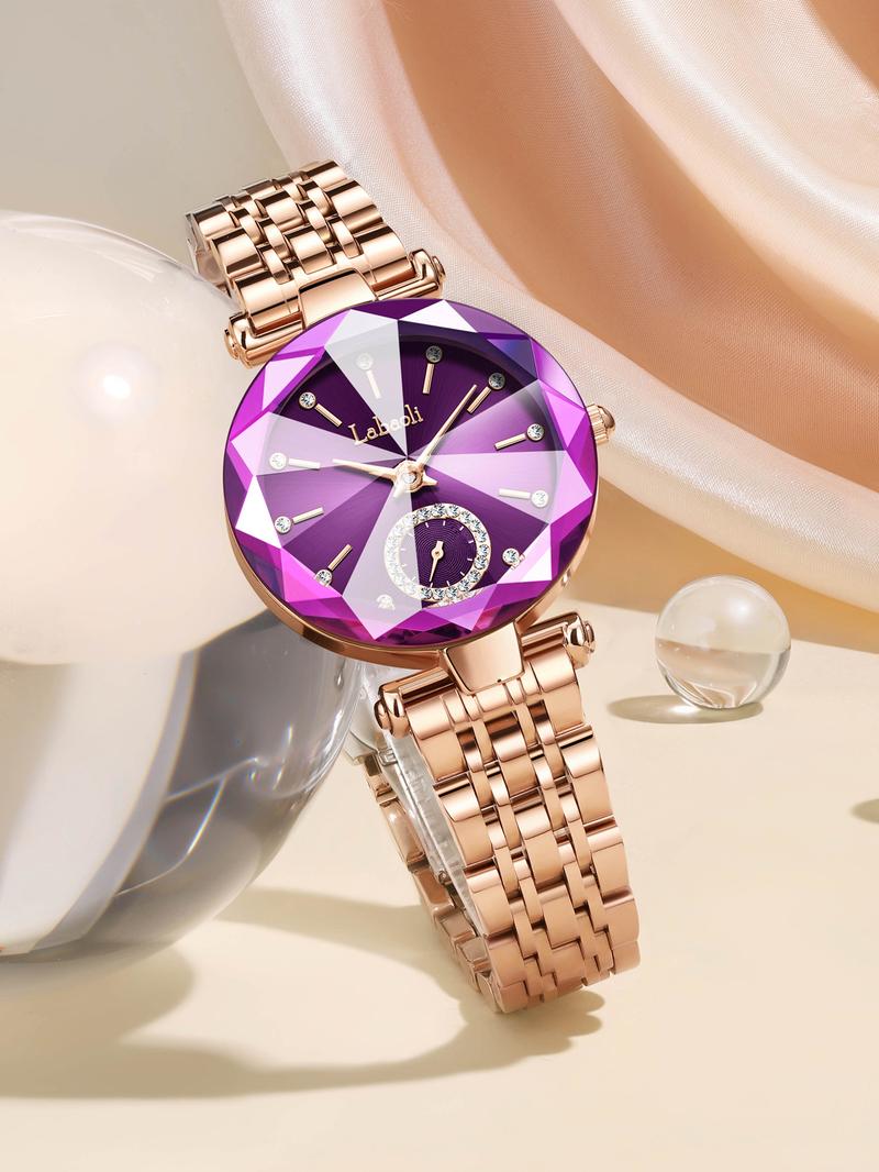 Elegant Luxury Women's Watch LA729 Water-Resistant Scratch-Resistant Adjustable Strap Fashionable Design Waterproof Wristwatch Suitable for All Occasions