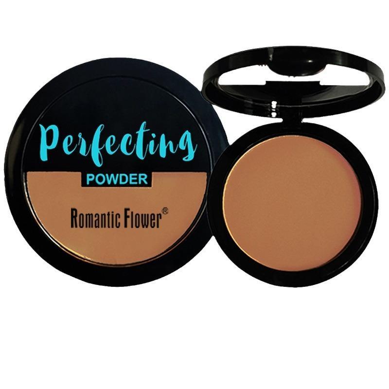 Dark powder single layer matte waterproof concealer makeup with powder puff